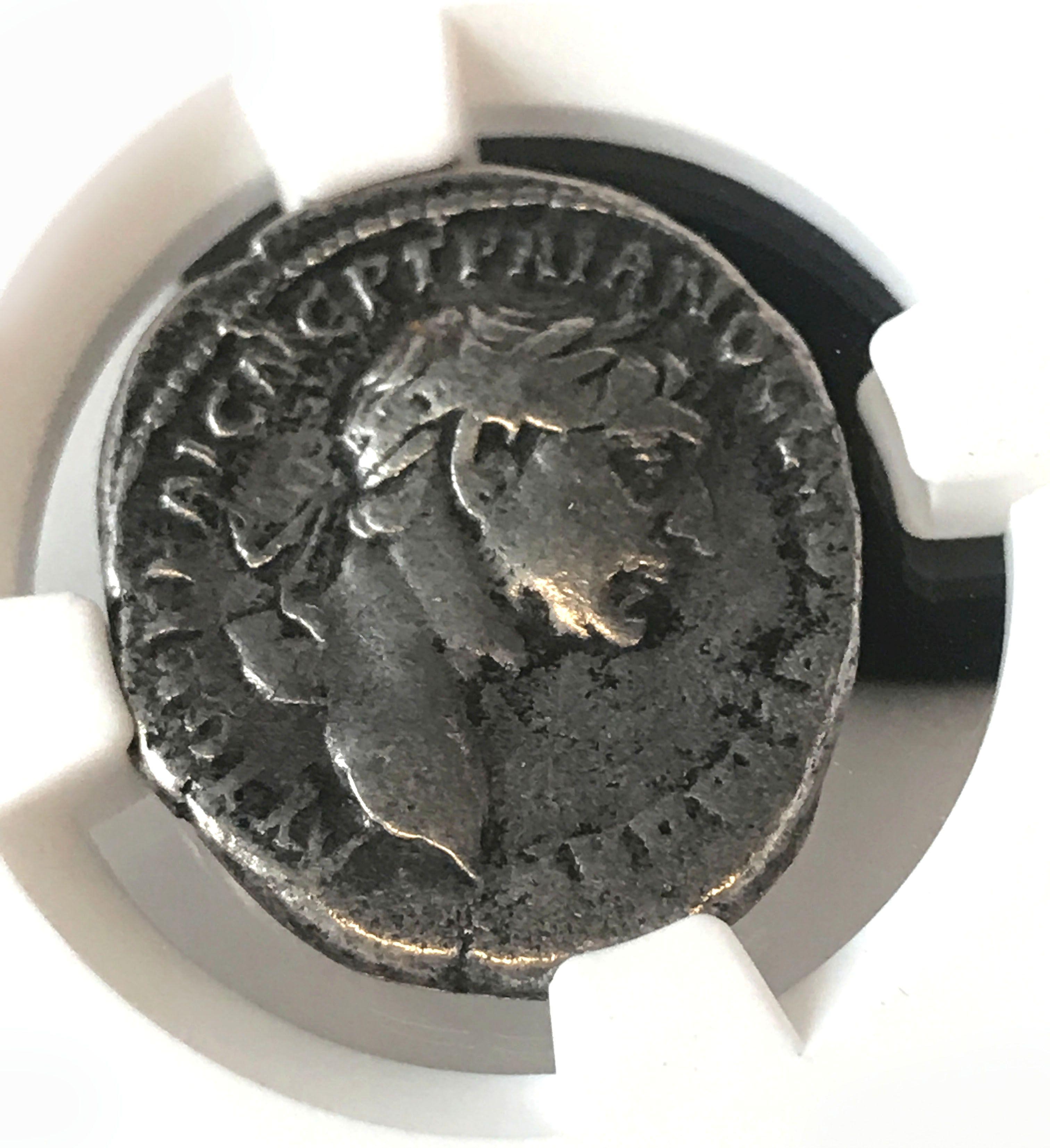 NGC Graded Ancient Coin, Phoenicia, Tyre, Trajan, AD 98-117, Graded VF