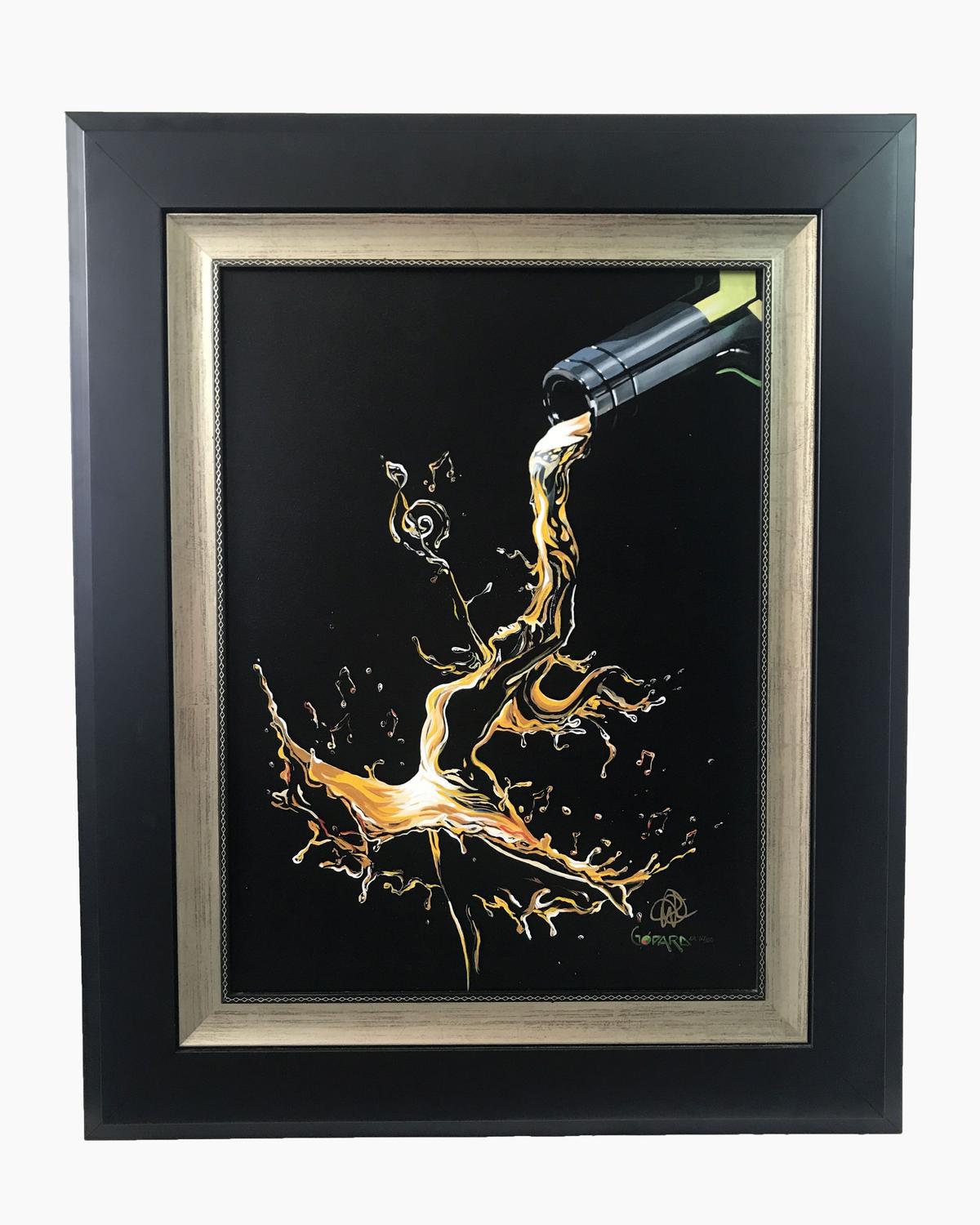 Michael Godard Enhanced Giclee on Canvas "Dancing on the Pallette" EA 117/150