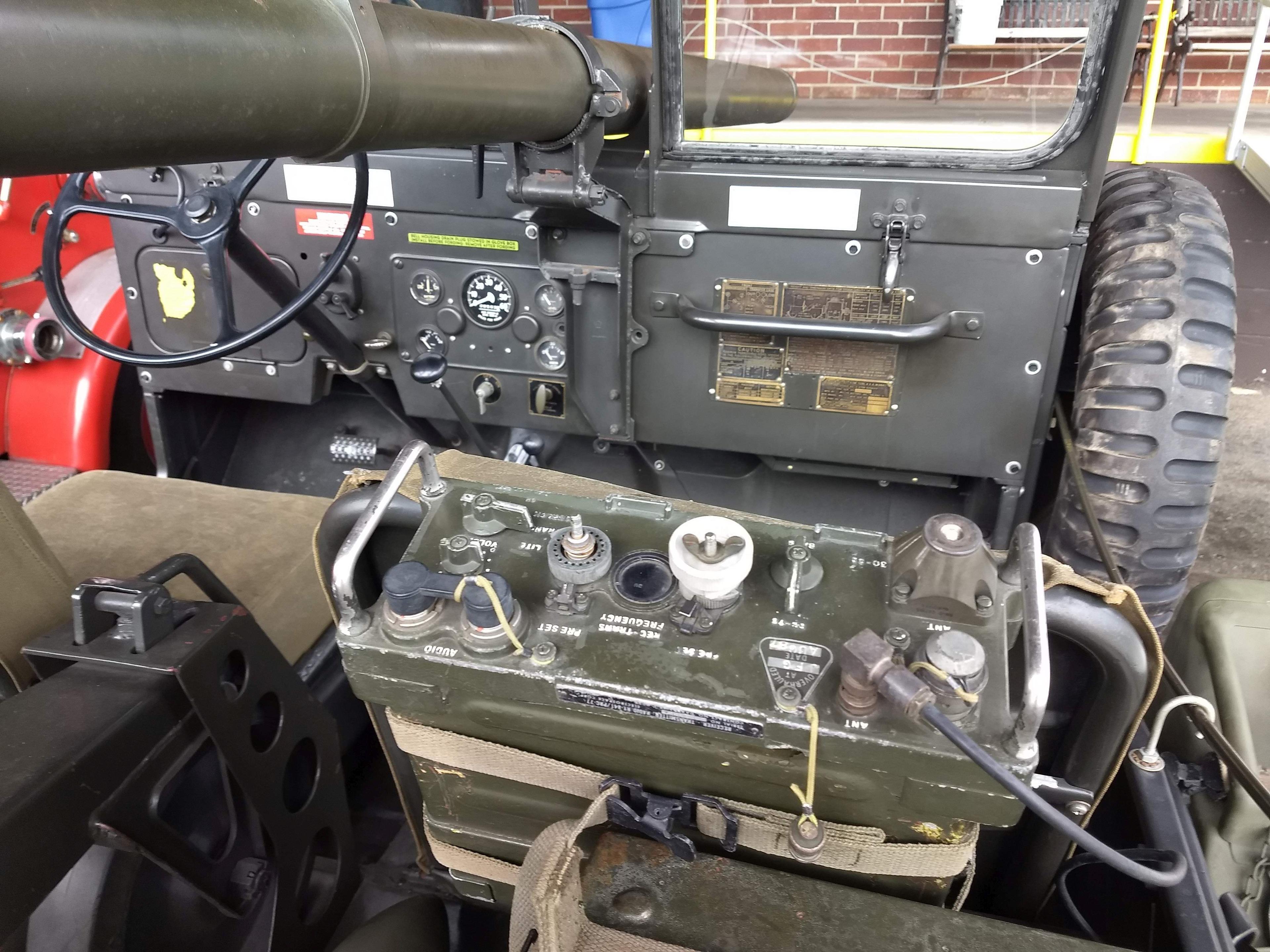 1955 Willys Motors M38A1 with Mounted M40A4 and M8C Rifles