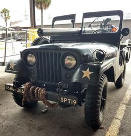 1955 Willys Motors M38A1 with Mounted M40A4 and M8C Rifles
