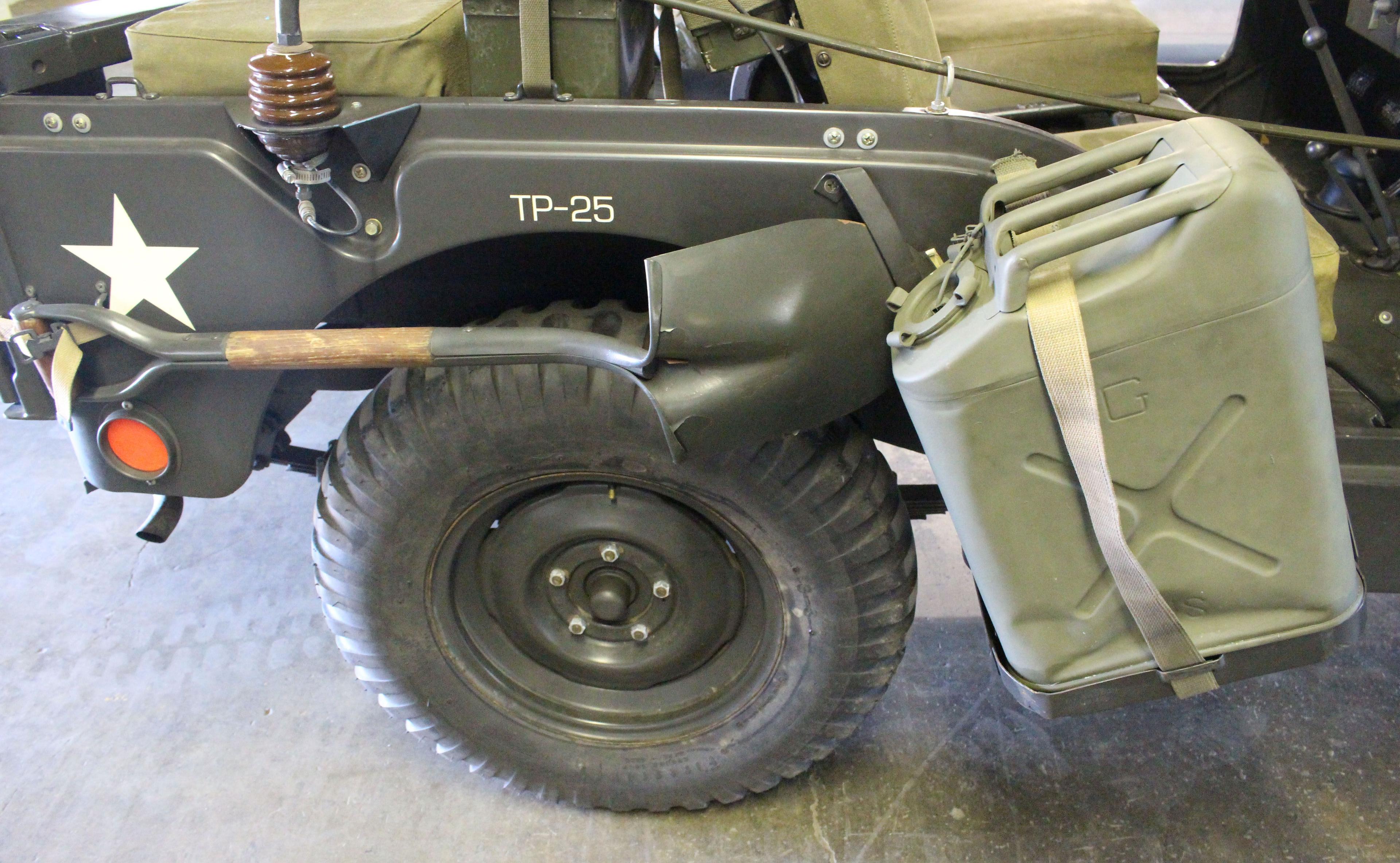 1955 Willys Motors M38A1 with Mounted M40A4 and M8C Rifles