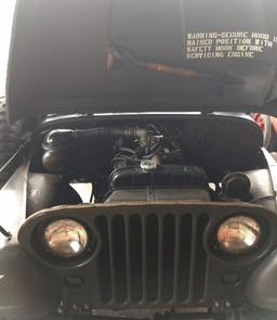 1955 Willys Motors M38A1 with Mounted M40A4 and M8C Rifles
