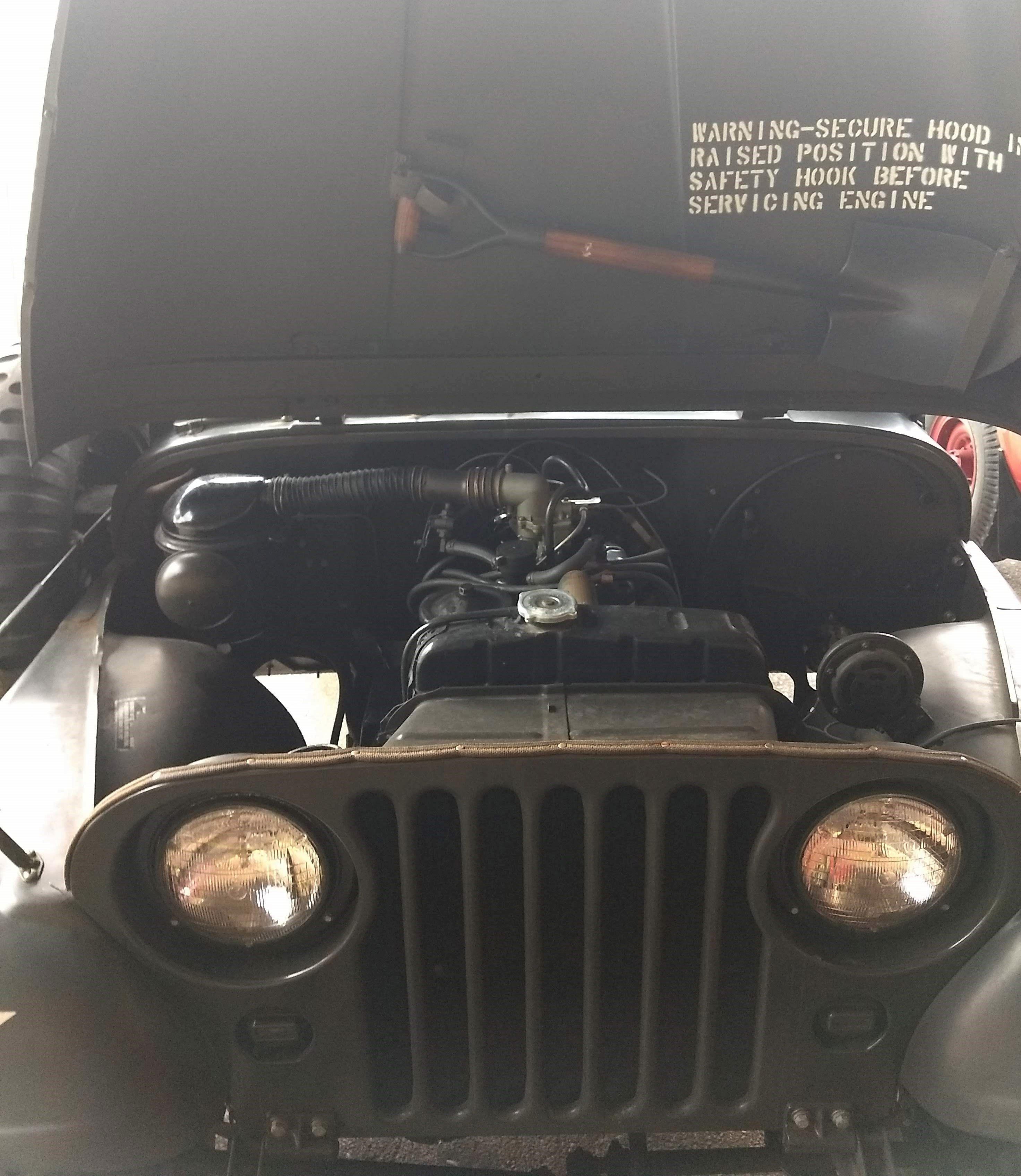 1955 Willys Motors M38A1 with Mounted M40A4 and M8C Rifles