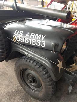 1955 Willys Motors M38A1 with Mounted M40A4 and M8C Rifles