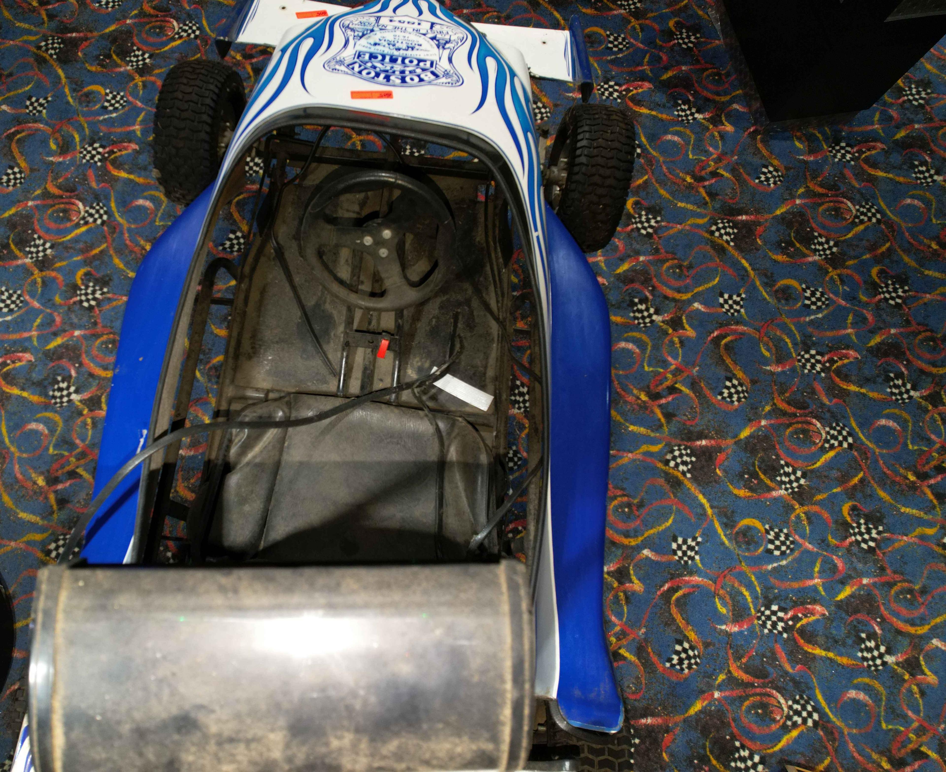 "Boston Youth Services" Go-kart, On Stand, Includes Stand