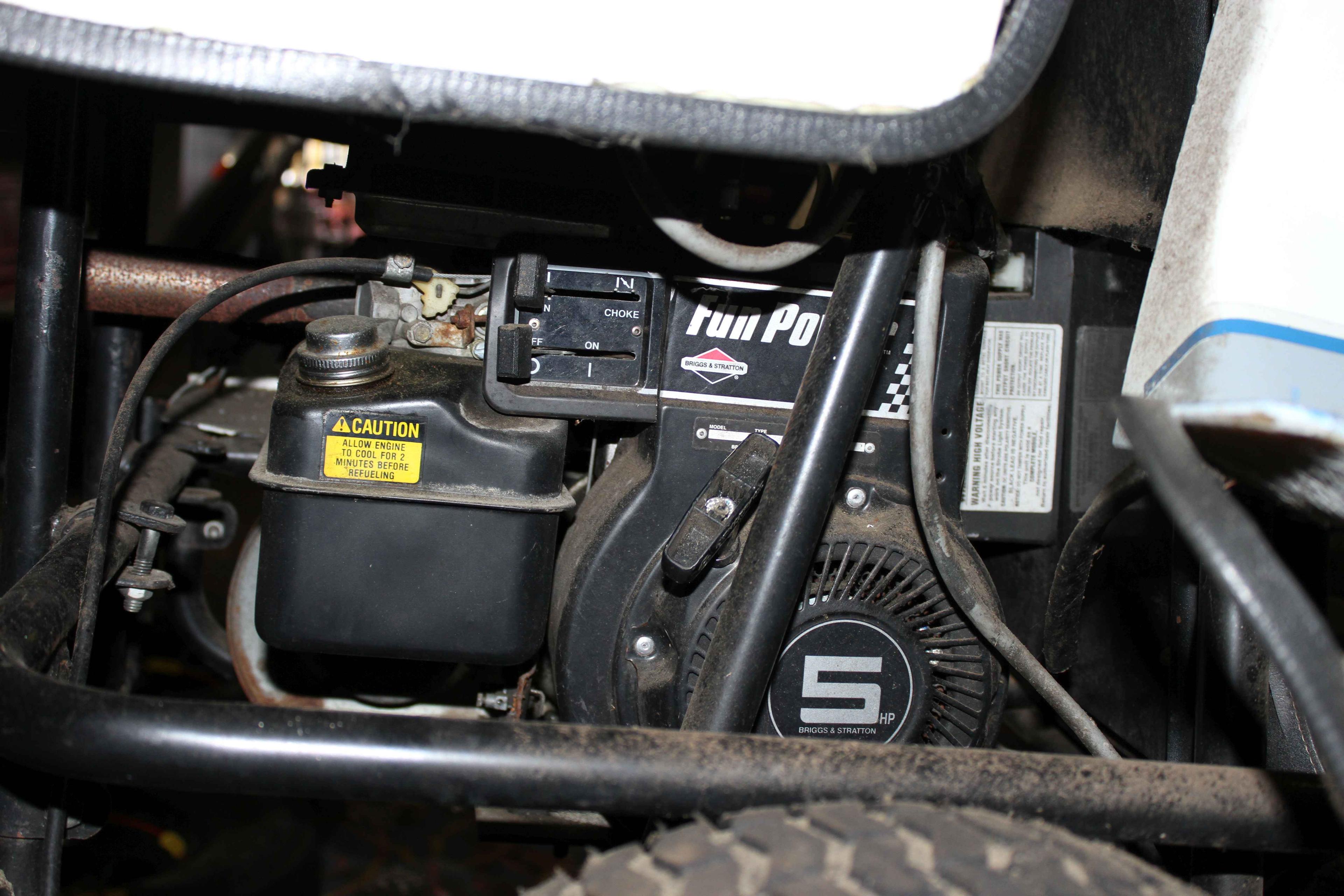 "Boston Youth Services" Go-kart, On Stand, Includes Stand