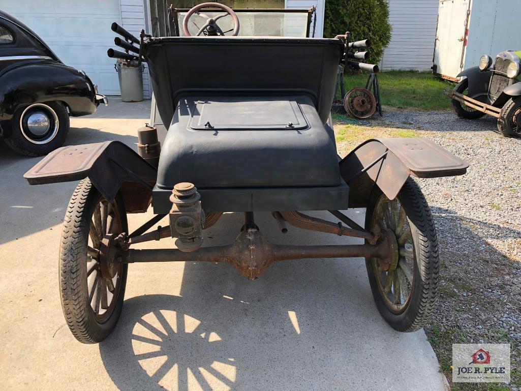 1914 Ford Model T Brass Roadster with carbide generator (with WV State Road Commission inspection