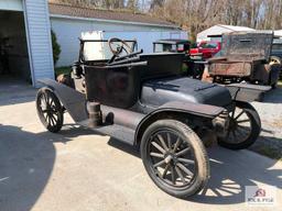 1914 Ford Model T Brass Roadster with carbide generator (with WV State Road Commission inspection