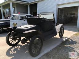 1914 Ford Model T Brass Roadster with carbide generator (with WV State Road Commission inspection