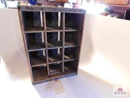 Wood Box Berkeley Club , Springs WV Hold 12 Bottles