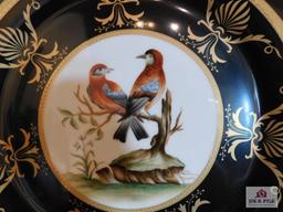 Decorative bird plates 12" dia. By Elizabeth Marshall