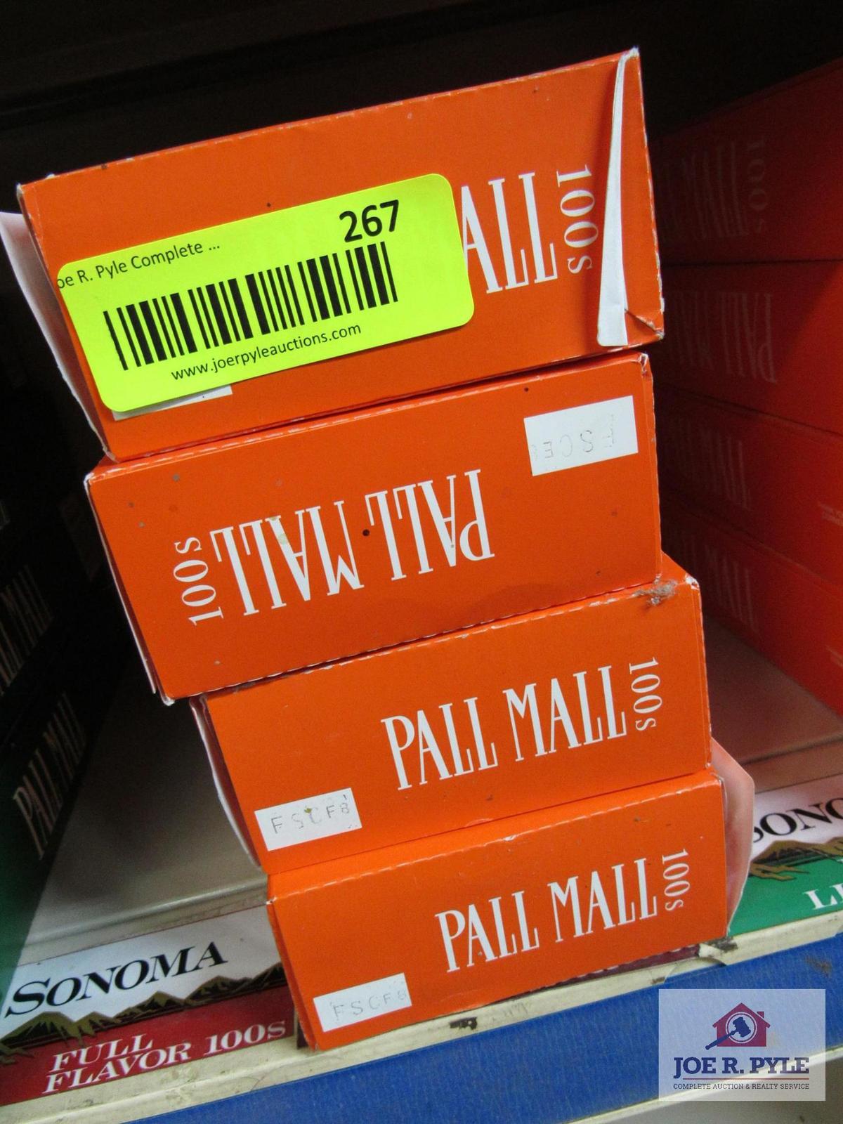 4 cartons of orang pall mall 100