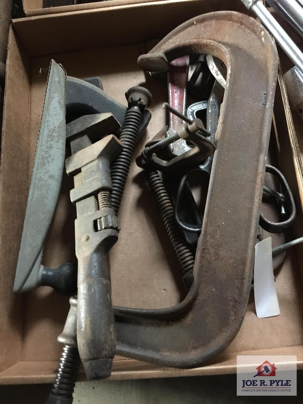Tray misc. tools and clamps