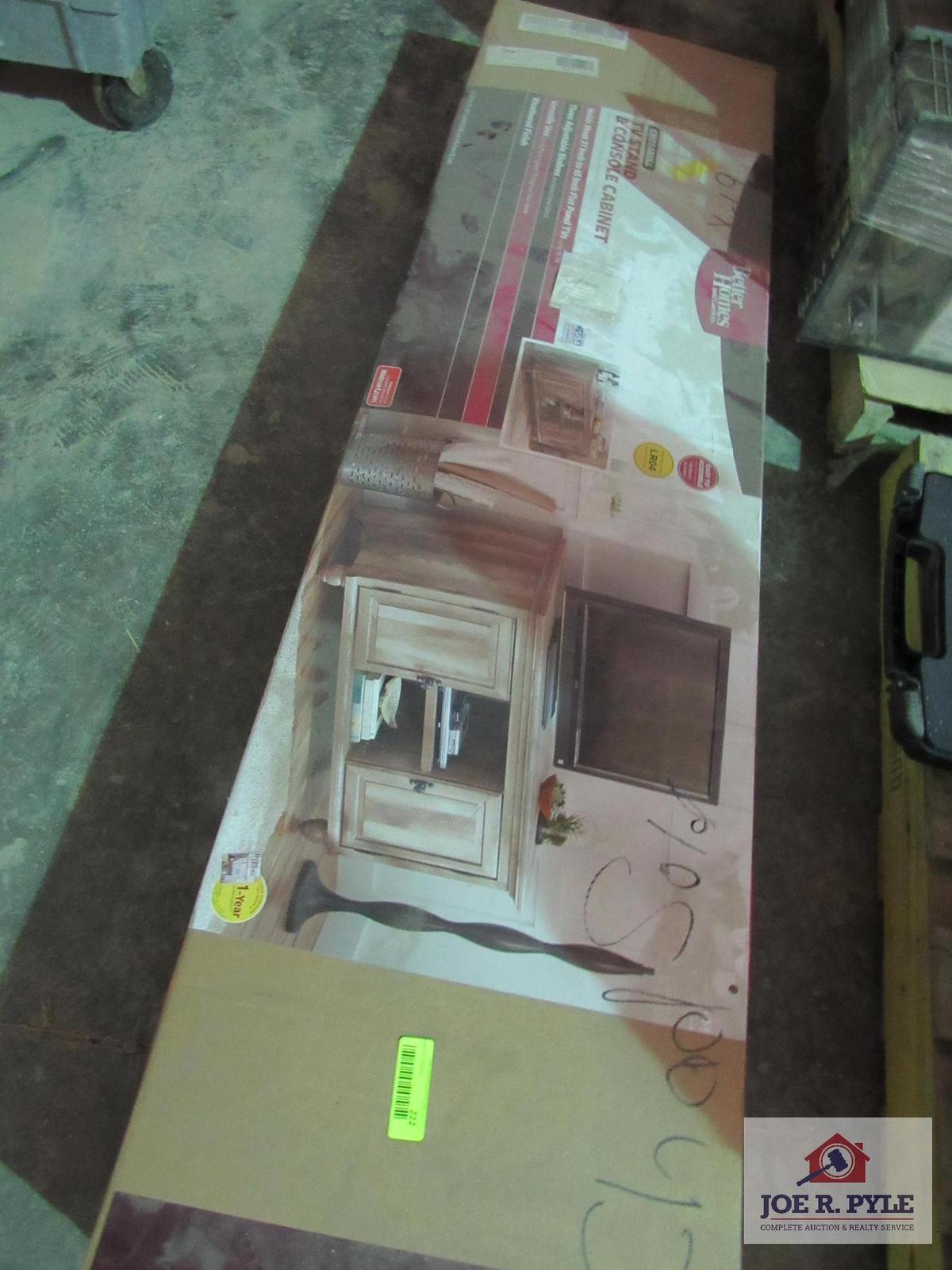 Tv Console Cabinet W Box