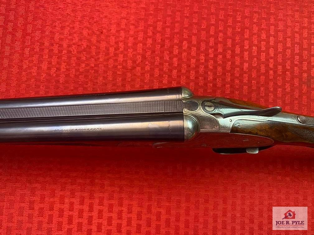 [SKU 102817] J. P. Sauer & Sohn Sidelock Drilling 16 GA/ 16 GA/ 9,3x72R | SN: 132290