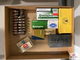 [SKU: 102021] lot of handgun ammunition- .45 ACP; .44 Mag shotshells;.25 ACP; .380 ACP