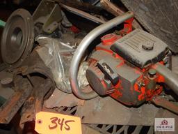 Lot of brake pads, belts and fire extinguishers
