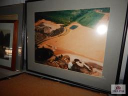 2 Large mirrors & 7 local prints, Coal Baron Restaurant & coal tipples