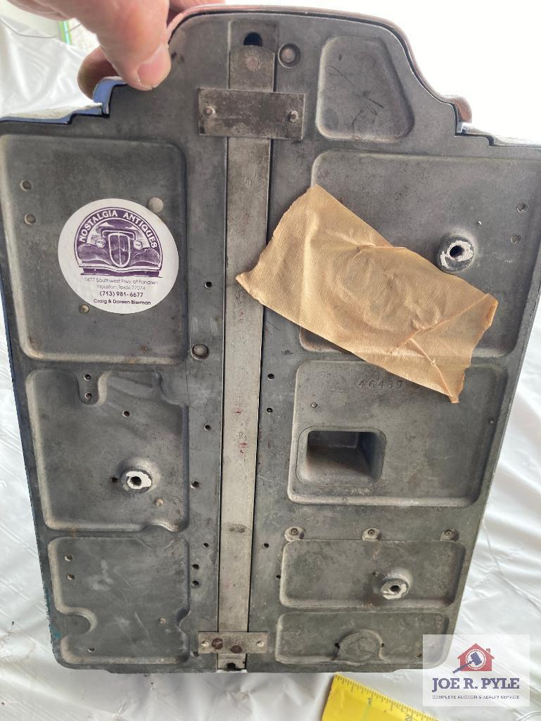 Wurlitzer 5 cents Music Selection Box 14" x 9" x 4", as found