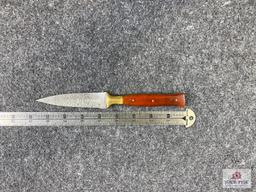 [664] Damascus Blade Hunter w/Sheath