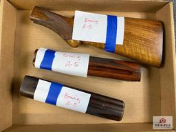 [703] Browning A-5 stock and two forearms