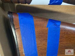 [707] Rem Model 10 stock and forearm, two Rem Model 17 forearms, Rem shotgun stock