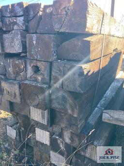 2 Bundles of 8' railroad ties