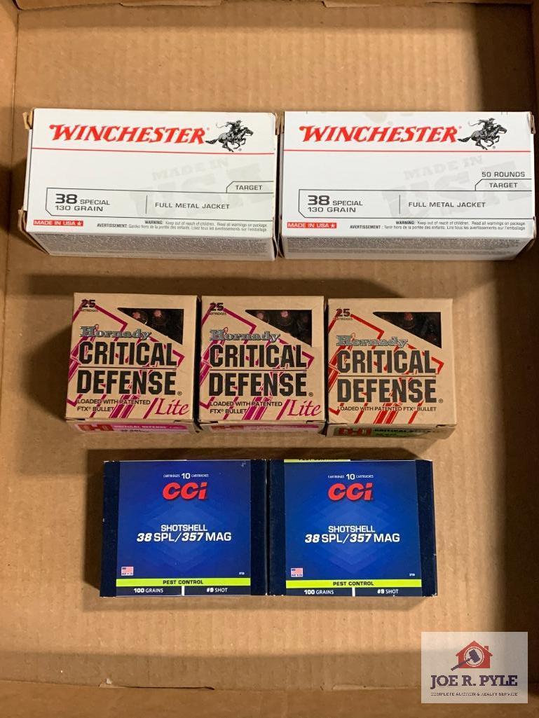 [448] Ammo Lot: .38 SPL and .38 SPL/.357 Mag shotshells