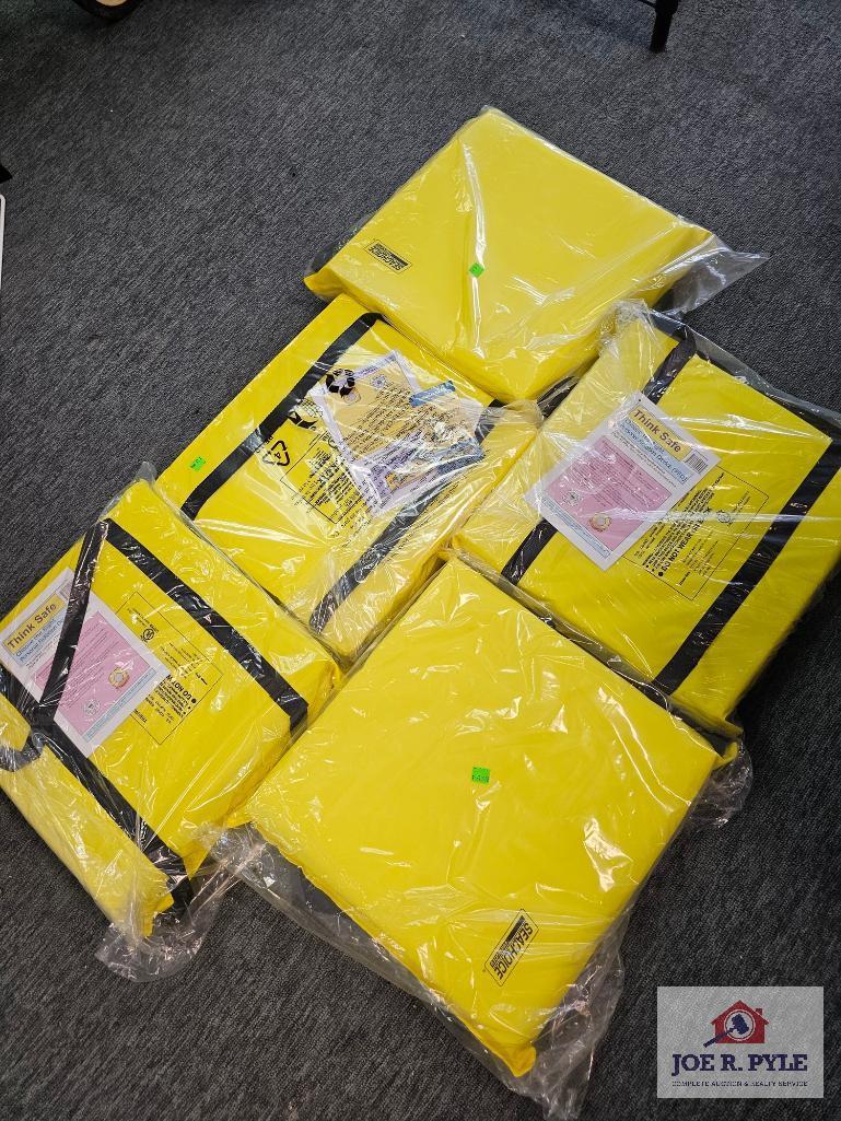 Lot of 5 Yellow Throwable Personal Flotation Devices