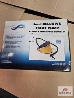 5 Small Bellows Foot Pump In Box