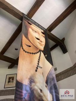 Milwaukie Museum of Art DaVinci banner 18 foot x 40"