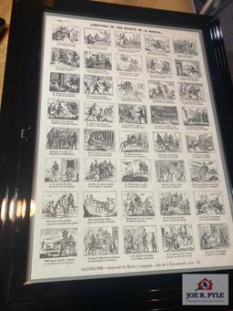 Broadside of 48 Spanish scenes