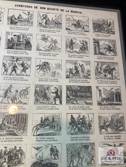 Broadside of 48 Spanish scenes