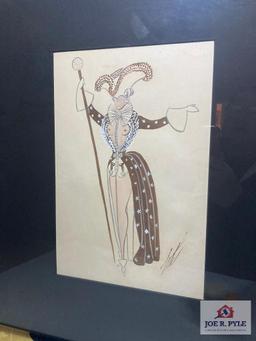 Erte 'Marche De Ceremonies Mannequin' Circa 1930