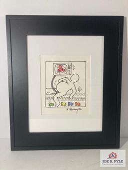 Original Drawing by Keith Haring 1986