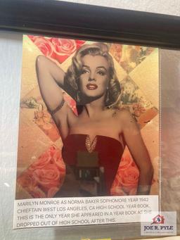 Marilyn Monroe "Chieftain Sophomore Year High School Yearbook"