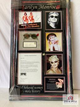 Marilyn Monroe "Some Like It Hot" Screen Worn Sunglasses Photo Frame with Signed Cut