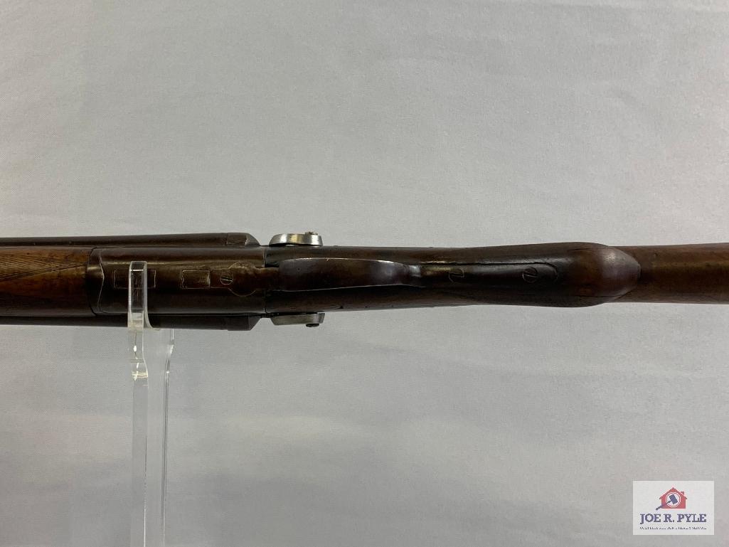 [481] Parkhurst Double Hammer Side by Side Shotgun 12 ga, SN: 2376