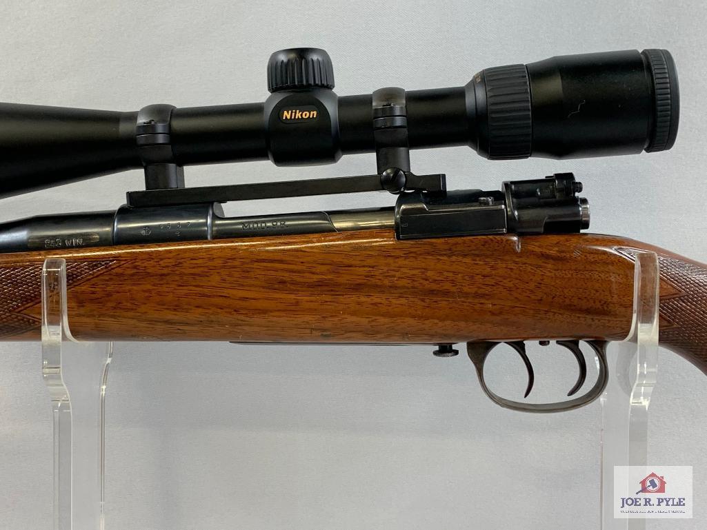 [327] Custom Mauser Sporter Model 98 .243 Win, SN: 4662h