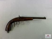 [46] Flobert-Style Single Shot Rolling Block Pistol, .22 cal rimfire, SN: NVN