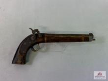 [268] Antique Percussion Single Shot Pistol, approx. .44 cal