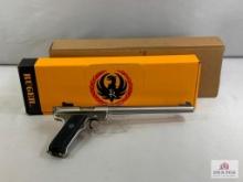 [109] Ruger Mk II Target Stainless .22 LR, SN: 217-53951