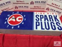 Fire Ring Spark Plugs clock