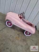 Gearbox pink pedal car