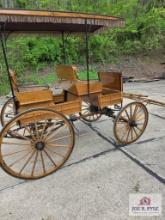 Four Seat Surry with Fringed Top
