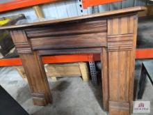 Wooden mantle