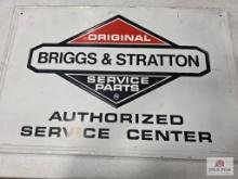 Original Briggs and Stratton Service Parts metal sign