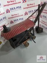 Steam engine scoop shovel