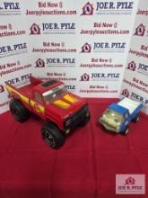 2 Tonka pickup trucks