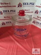 Vintage Jar of Thomas Roasted Delicious Peanuts